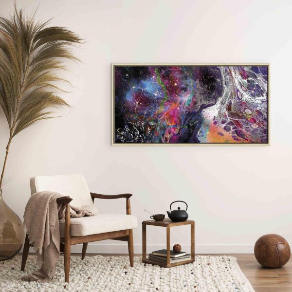 Canvas Print - Colourful Galaxy (1 Part) Wide - Image 12