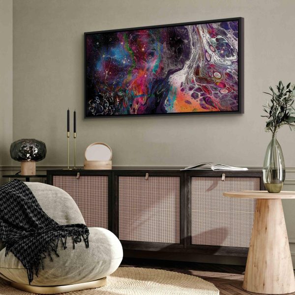 Canvas Print - Colourful Galaxy (1 Part) Wide - Image 7