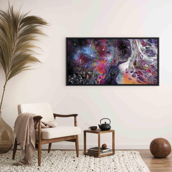 Canvas Print - Colourful Galaxy (1 Part) Wide - Image 10