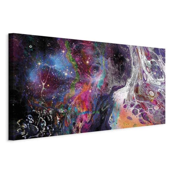 Canvas Print - Colourful Galaxy (1 Part) Wide - Image 2