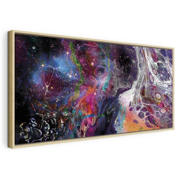Canvas Print - Colourful Galaxy (1 Part) Wide - Image 3
