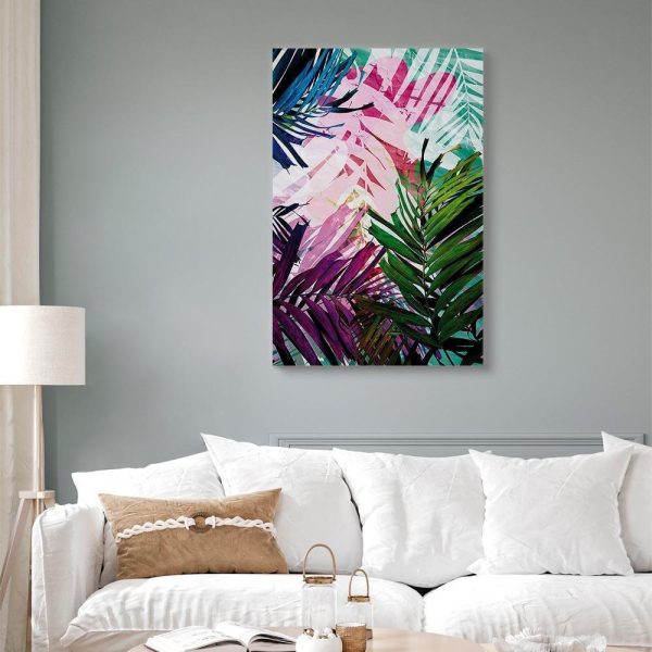 Canvas Print - Colourful Rustle (1 Part) Vertical