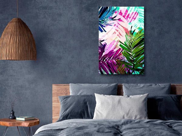 Canvas Print - Colourful Rustle (1 Part) Vertical