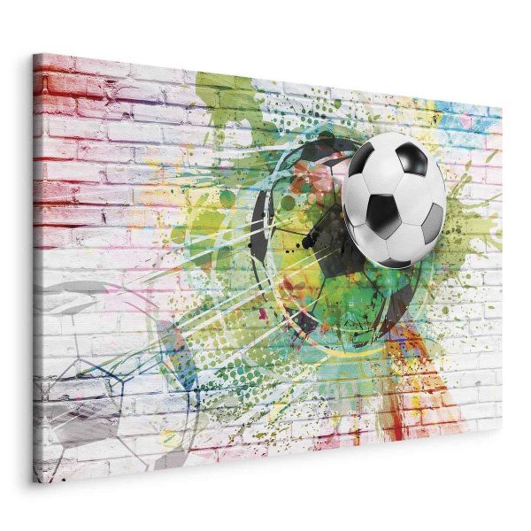 Canvas Print - Colourful Sport (Football)