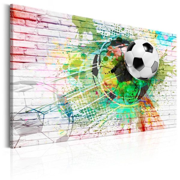 Canvas Print - Colourful Sport (Football)