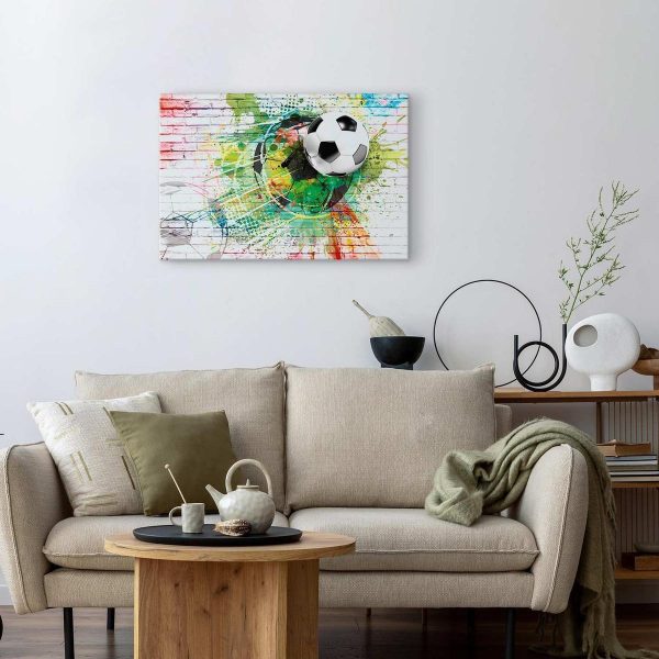 Canvas Print - Colourful Sport (Football)