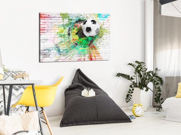Canvas Print - Colourful Sport (Football)