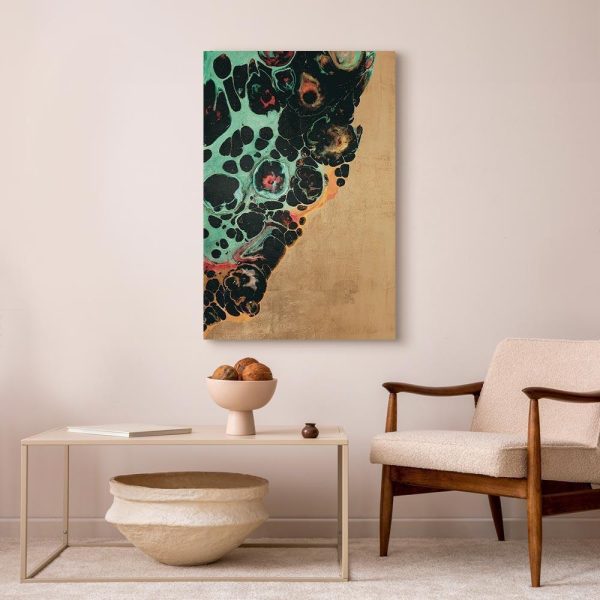 Canvas Print - Composition of Micro Shapes (1-part) - Abstract Forms of Colors