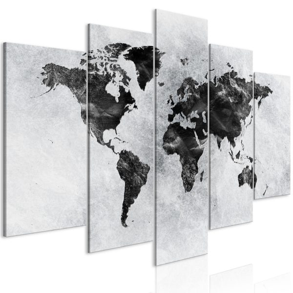 Canvas Print - Concrete World (5 Parts) Wide - Image 2
