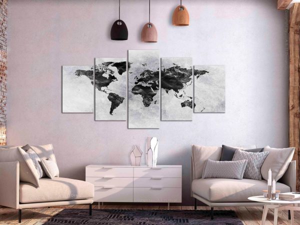 Canvas Print - Concrete World (5 Parts) Wide - Image 4