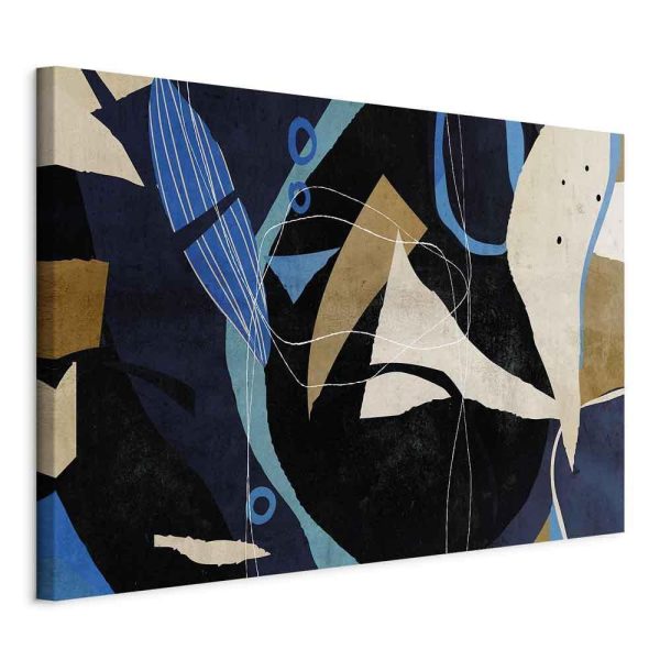 Canvas Print - Configuration of Abstraction (1 Part) Wide