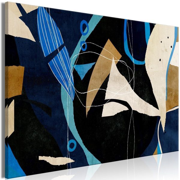 Canvas Print - Configuration of Abstraction (1 Part) Wide
