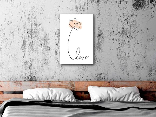 Canvas Print - Connected in the Clouds (1 Part) Vertical