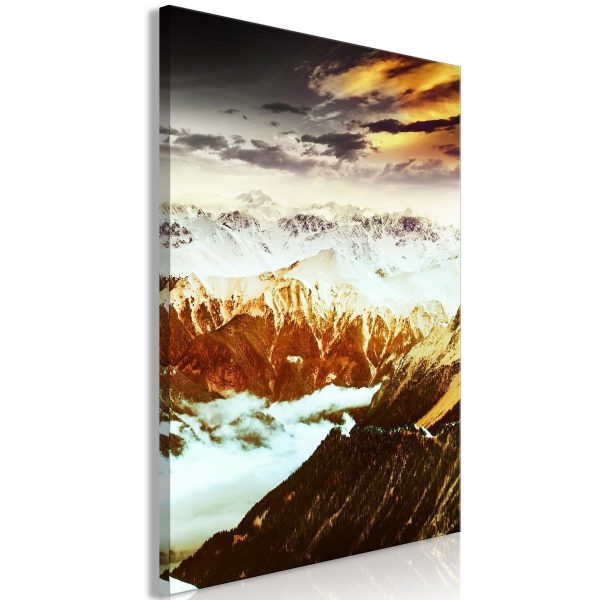 Canvas Print - Copper Mountains (1 Part) Vertical