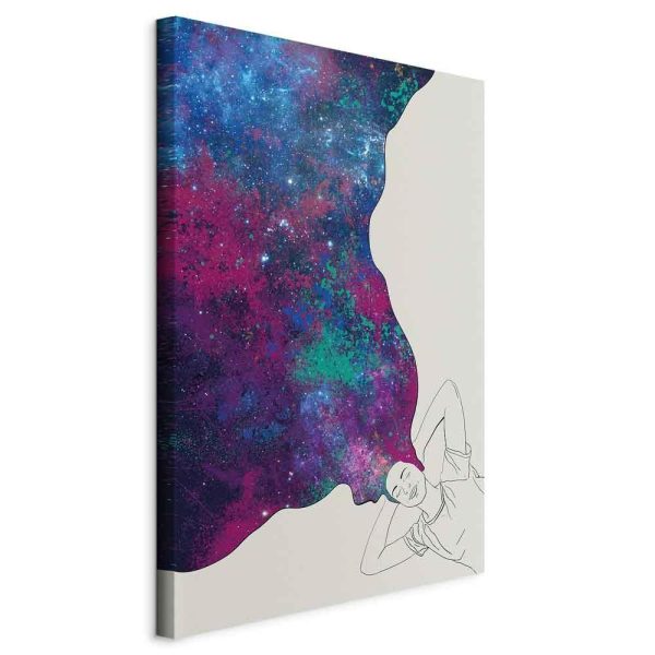 Canvas Print - Cosmic Dreams (1 Part) Vertical