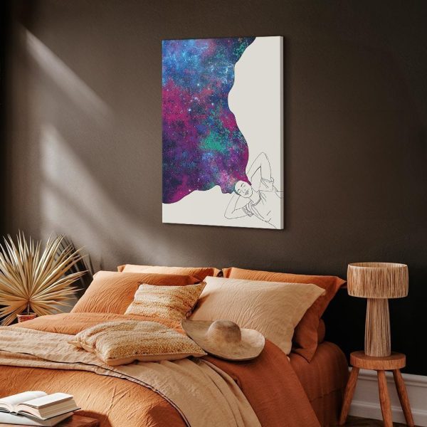Canvas Print - Cosmic Dreams (1 Part) Vertical