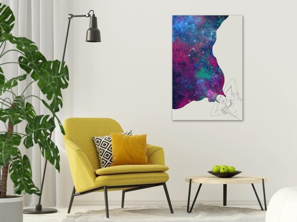 Canvas Print - Cosmic Dreams (1 Part) Vertical