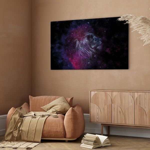Canvas Print - Cosmic Lion (1 Part) Wide - Image 3