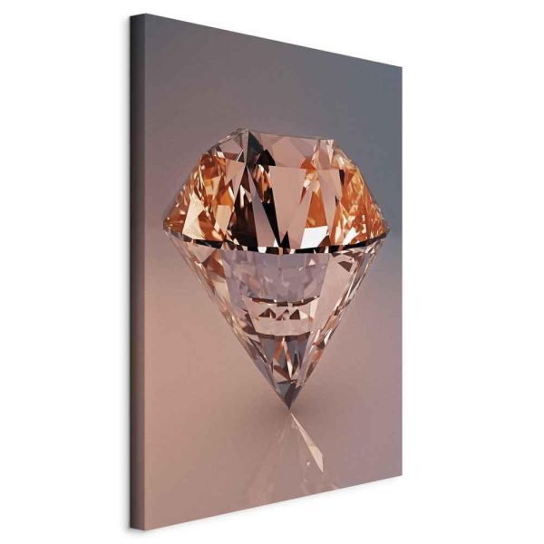 Canvas Print - Costly Diamond (1 Part) Vertical