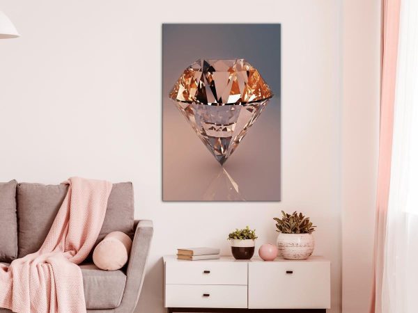 Canvas Print - Costly Diamond (1 Part) Vertical