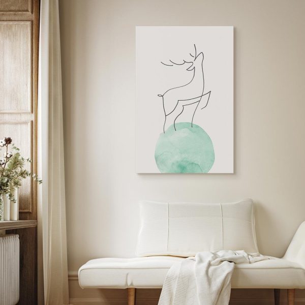 Canvas Print - Courage (1 Part) Vertical