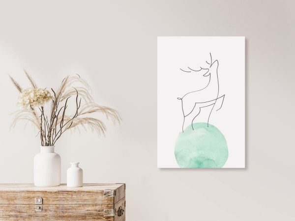Canvas Print - Courage (1 Part) Vertical