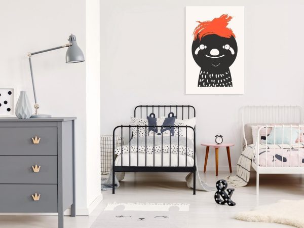 Canvas Print - Crazy Sloth (1 Part) Vertical - Image 2