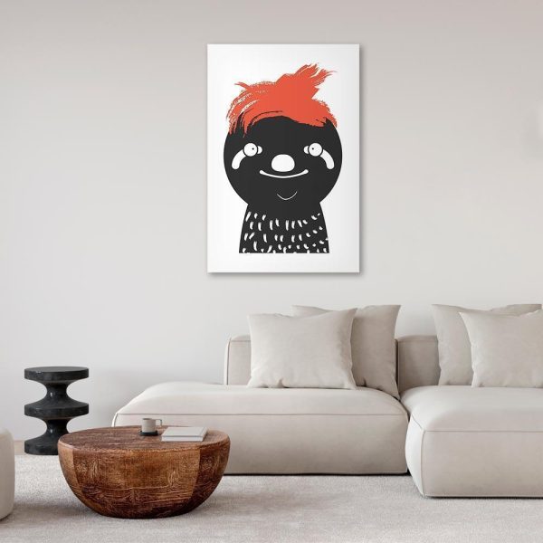 Canvas Print - Crazy Sloth (1 Part) Vertical