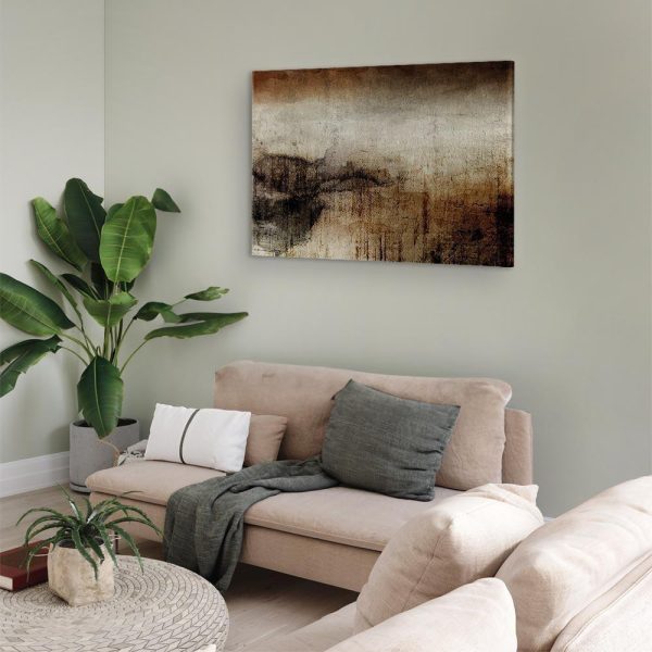 Canvas Print - Damp Colors (1 Part) Wide