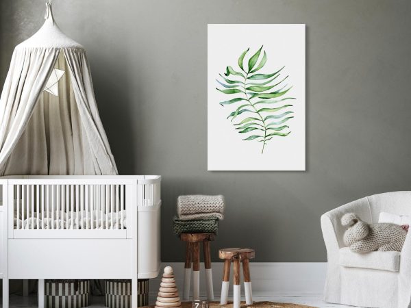Canvas Print - Dancing Leaf (1 Part) Vertical - Image 2