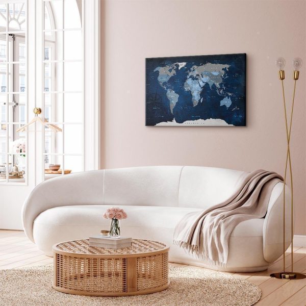 Canvas Print - Dark Blue World
