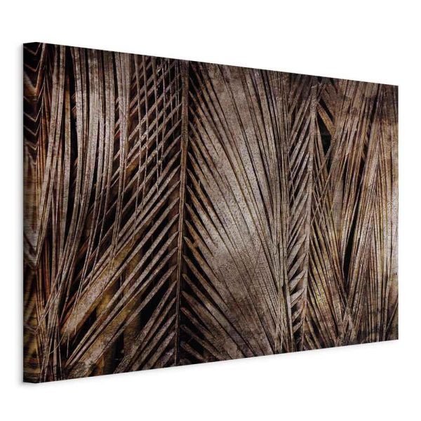 Canvas Print - Dark Palms (1 Part) Wide