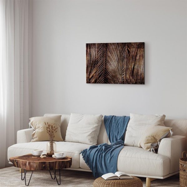 Canvas Print - Dark Palms (1 Part) Wide