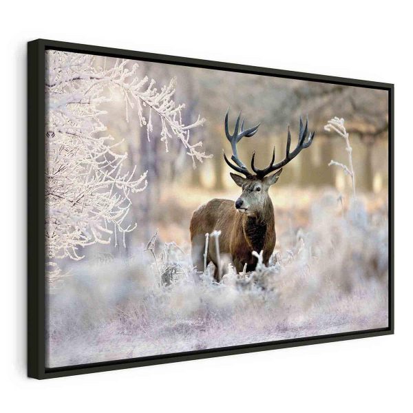 Canvas Print - Deer in the Cold