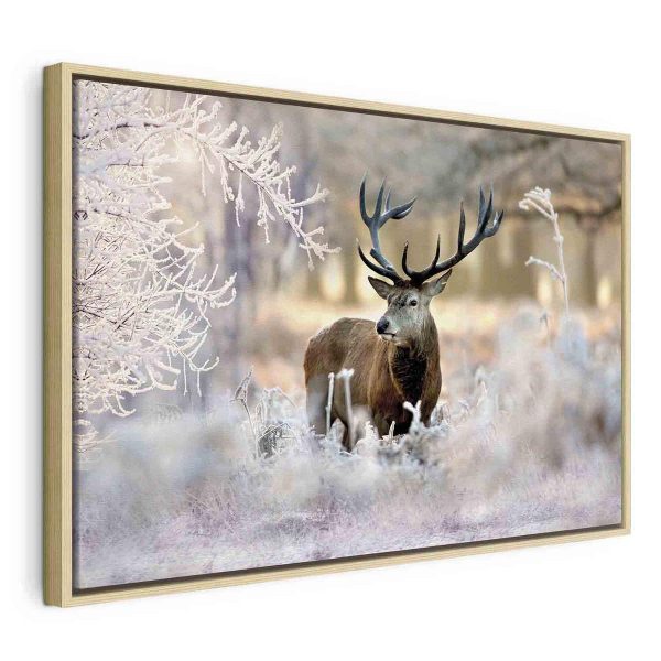 Canvas Print - Deer in the Cold