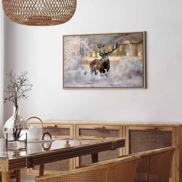 Canvas Print - Deer in the Cold