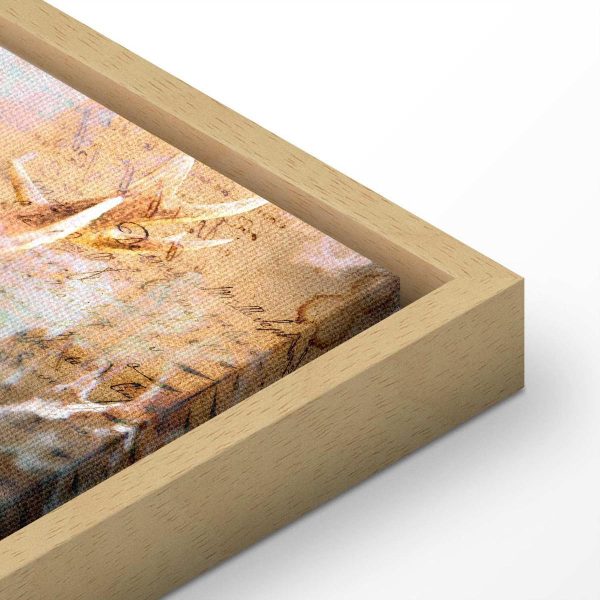 Canvas Print - Deer on Wood