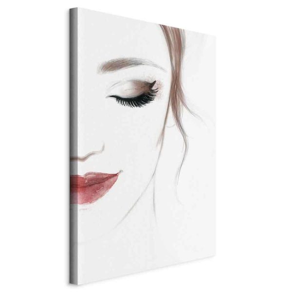 Canvas Print - Delicate Beauty (1 Part) Vertical