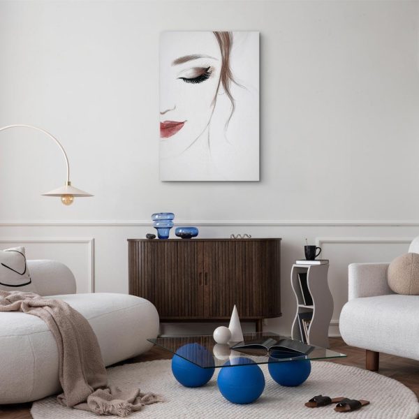 Canvas Print - Delicate Beauty (1 Part) Vertical