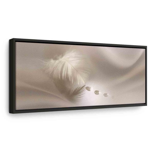 Canvas Print - Delicate Feather - Image 2