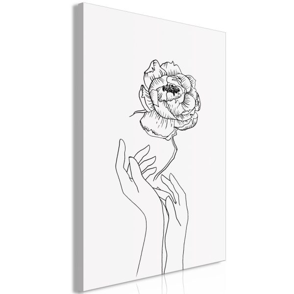 Canvas Print - Delicate Flower (1 Part) Vertical