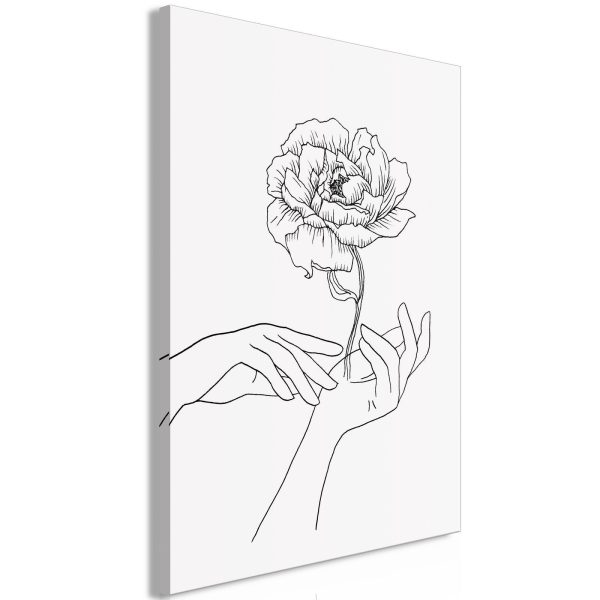 Canvas Print - Delicate Touch (1 Part) Vertical