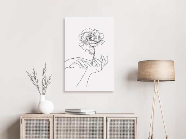 Canvas Print - Delicate Touch (1 Part) Vertical - Image 2
