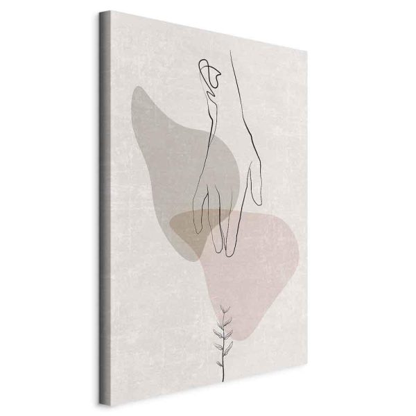 Canvas Print - Delicate Touch (1 Part) Vertical