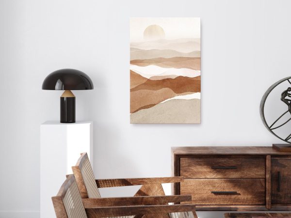 Canvas Print - Desert Lightness (1 Part) Vertical - Image 4