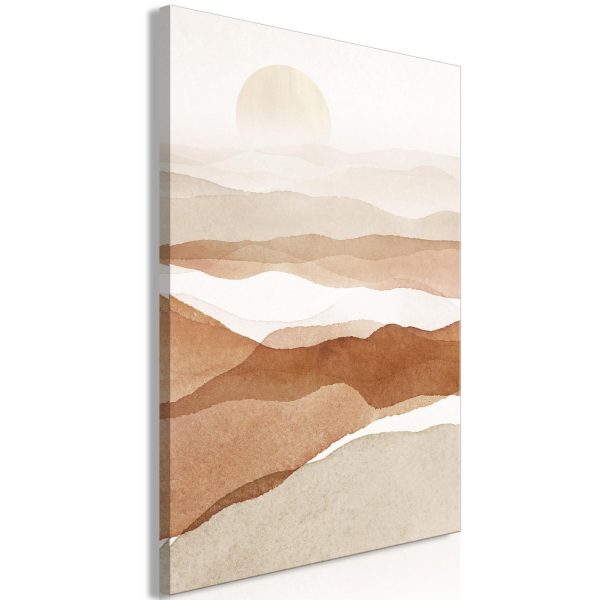 Canvas Print - Desert Lightness (1 Part) Vertical - Image 2