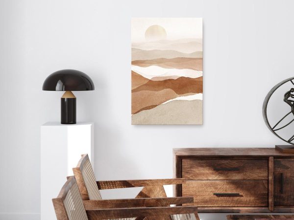 Canvas Print - Desert Lightness (1 Part) Vertical