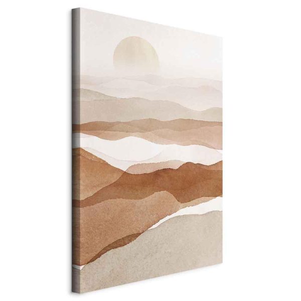 Canvas Print - Desert Lightness (1 Part) Vertical