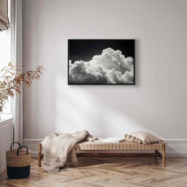 Canvas Print - Discover the Endless Play of Sunlight – Clouds and Shadows in the Sky - Image 4