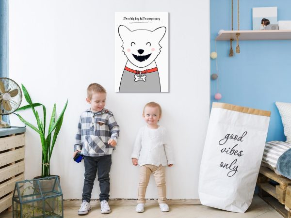 Canvas Print - Doggy Harry (1 Part) Vertical - Image 2